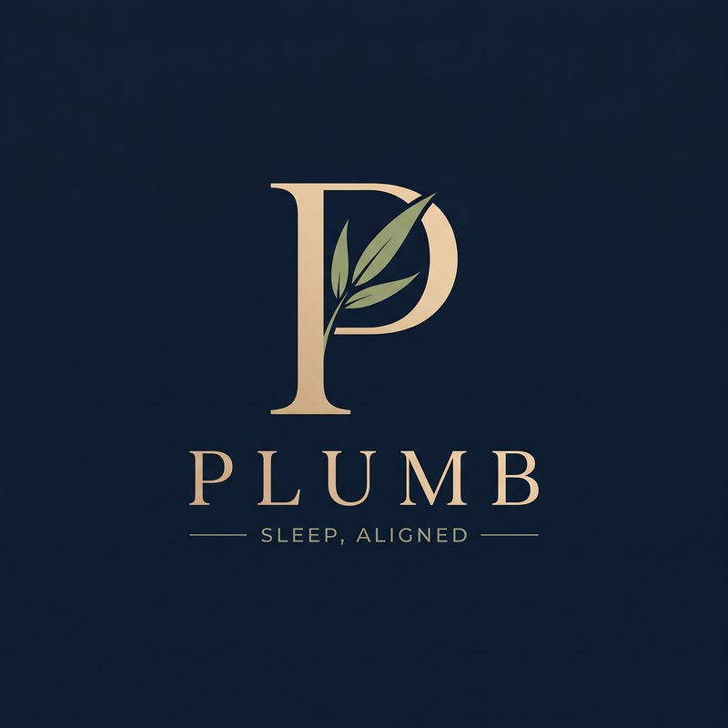 Logo option C: serif P with a single bamboo leaf inside the bowl of the P, on midnight navy background.